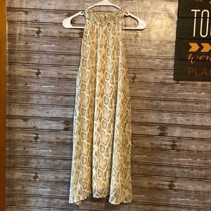 She + Sky snake skin dress